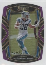 2020 Panini Select Club Level Purple Prizm Die-Cut Christian McCaffrey #207 0e01