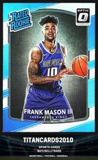 Frank Mason III 2017-18 Donruss Optic Blue Holo Rated Rookie Sacramento Kings