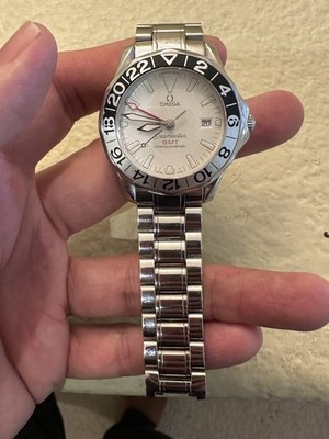 Omega Seamaster ''Great White'' GMT Chronometer White Dial Automatic 41mm