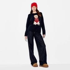 Women Crewneck Pullover Heritage Novelty Sweater - Wild Fable