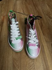 WICKED Movie Musical HIGH TOP SNEAKER Shoes by Ground Up Size 7.5