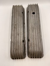 Pair Valve Covers Valve Covers Staggered 40-1000 1955-1959 Chevy Finned 265-283