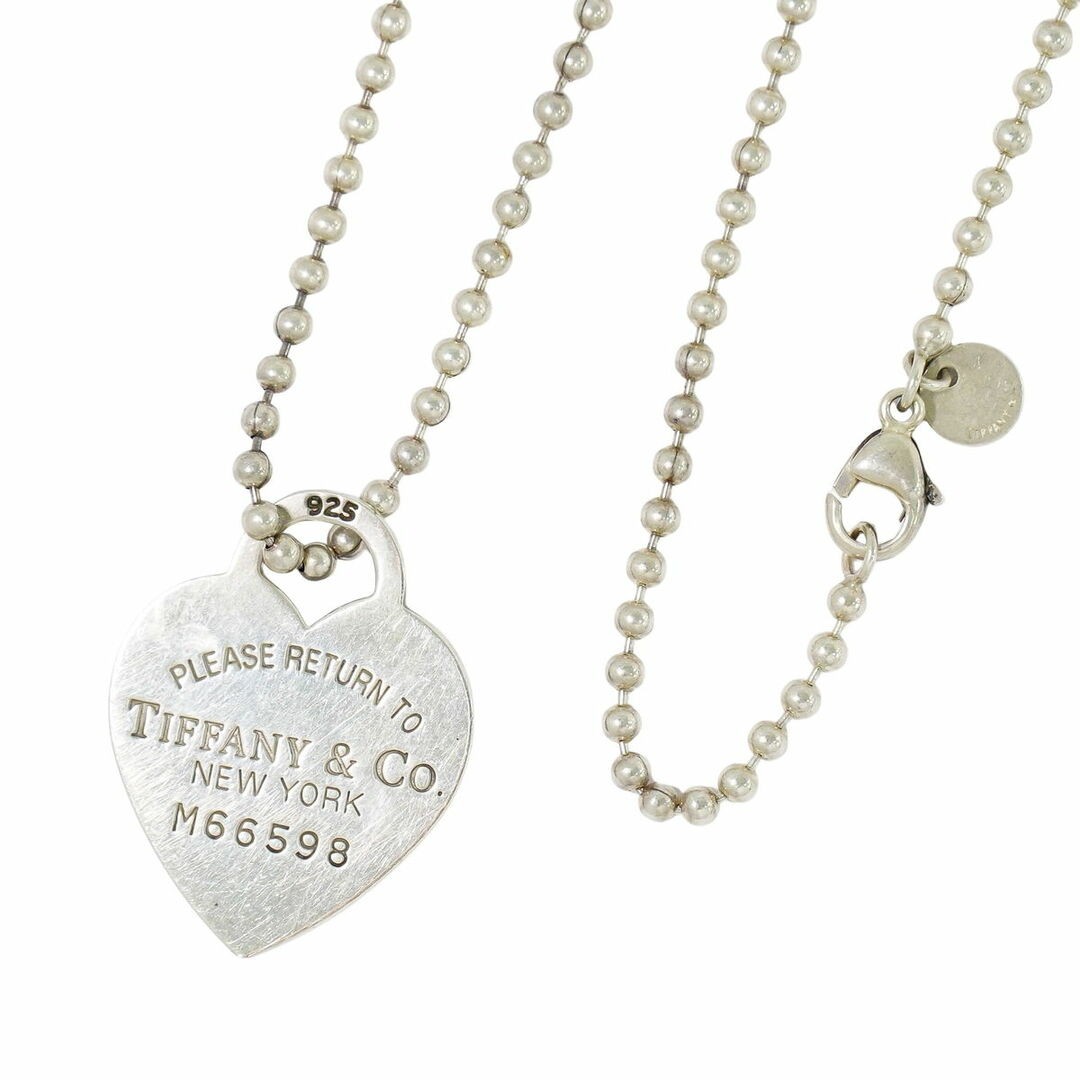 Tiffany Co Return To Heart 925 Silver Long Necklace Pendant Jewelry