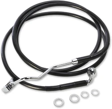 Drag Specialties 1741-4506 Extended Length Stainless Steel Brake Line Kits 68...