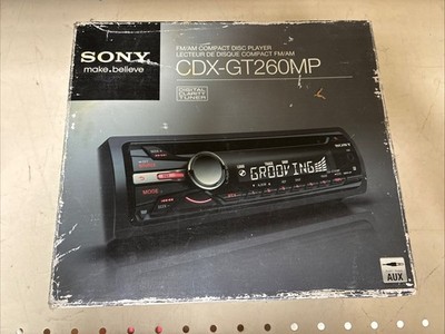 Sony CDX-GT260MP FM/AM Compact Disc Player CD MP3 In Dash Receiver NIB