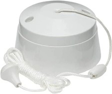 CRABTREE CAPITAL 10A 1-WAY PULL CORD SWITCH WHITE