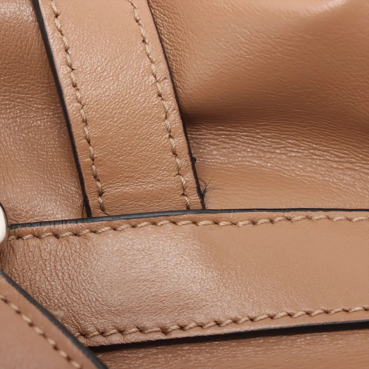 Prada Leather Backpack Brown B2811L thumbnail 16