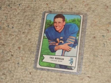 1954 Fred Morrison Bowman Football Card #33 - Chicago Bears - Nice Card!!!