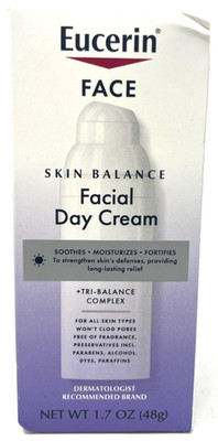 Euceri Face Skin Balance Facial Day Cream New In Packaging 1.7 oz Each