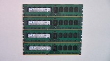 Samsung 16GB 4x4GB 2Rx8 PC3-10600R DDR3 ECC REG Server Memory M393B5273CH0-CH9