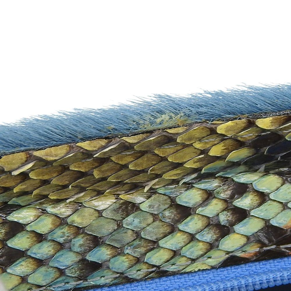 Givenchy Python 2Way Bag Blue Multi-Color Leather… - image 8