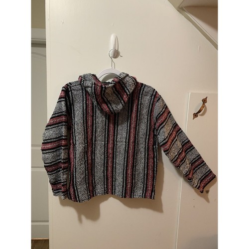 Felpa con cappuccio Iguana Jack bambino L/XL maglione pull over tasca rosa grigio nero - Foto 5 di 9