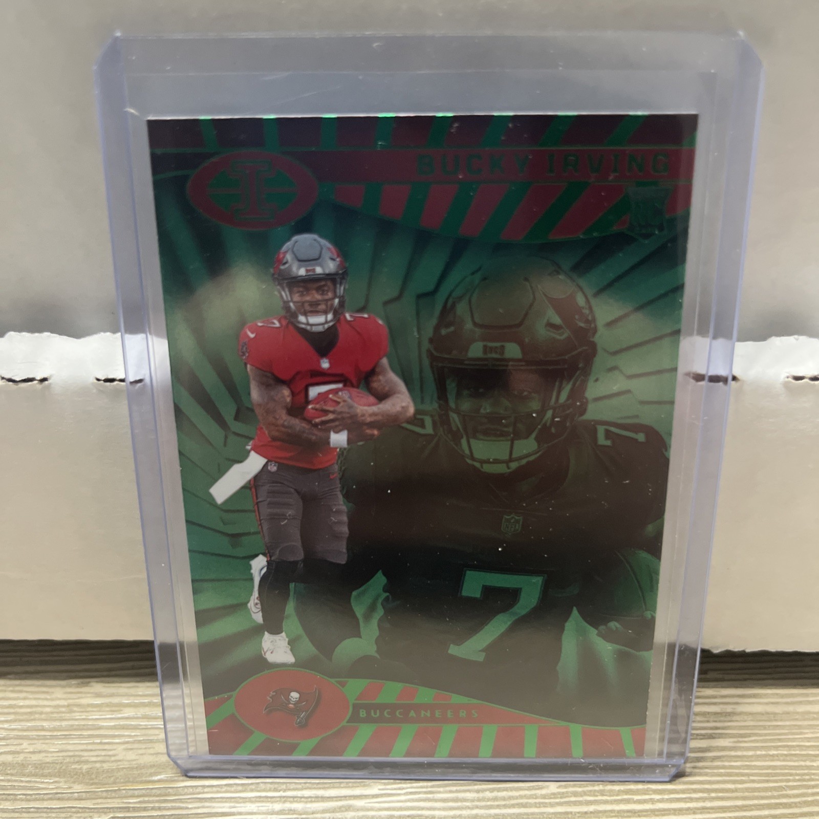 2024 Panini Illusions - Emerald Collection #85 Bucky Irving (RC)