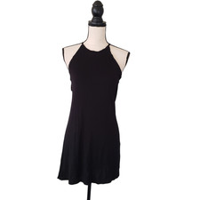 Express Womens High Neck Dress Black Size XS