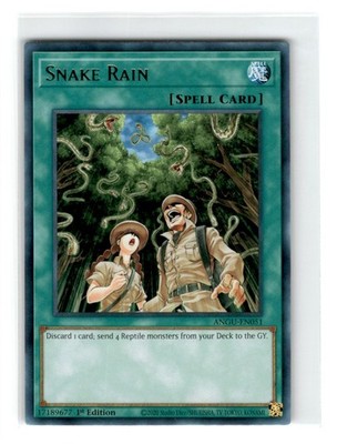 Yu-Gi-Oh! Snake Rain 1st Edition ANGU-EN051 Moderately Played Rare