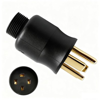 230V 6-50P Adapter Plug 4 Pin To 3 Prong For Welder Plasma Cutter Cord