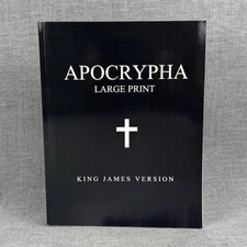 Apocrypha Large Print King James Version KJV Bible Softcover New Hall Press 2020