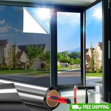 One Way Window Film Daytime Privacy UV Protection Heat Control Static Cling New