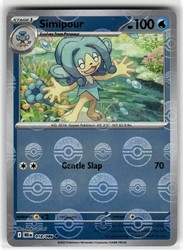 Simipour (Poke Ball Pattern) 018/086 Black Bolt