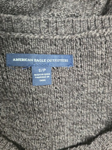 American Eagle Sweter Sukienka Damska Small Fioletowa Dzianina Długi rękaw - Zdjęcie 2 z 8