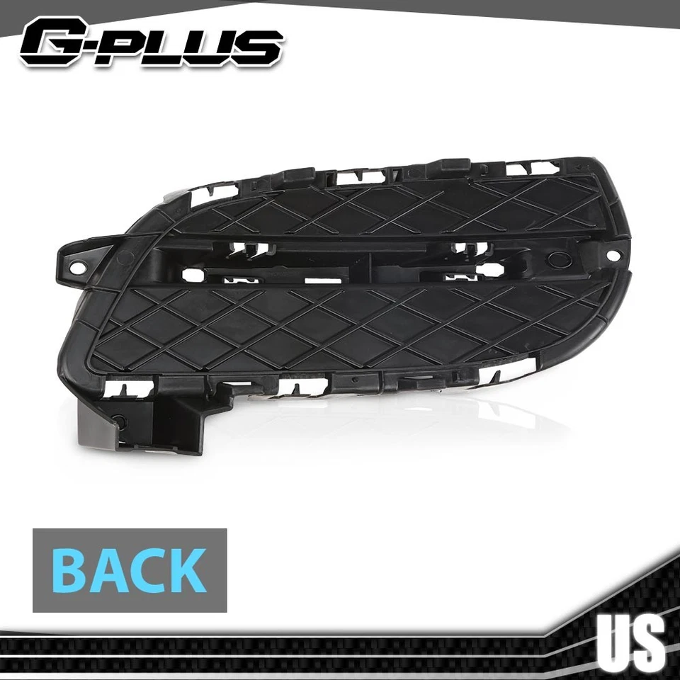 Fit For 2011-2017 Jaguar XJR XJ Fog Light Covers Front Passenger Right Side Foto 3 de 4