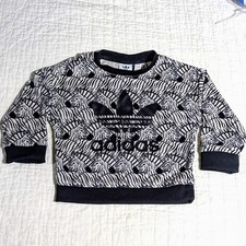 Adidas Baby Sweatshirt Zebra AOP Print Foil L...