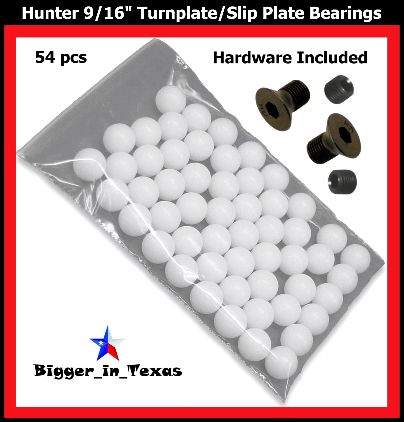 Hunter 9/16" Turnplate Bearings Kit Alignment Turn plate & Slip Plate Repair New