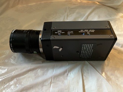 GANZ KK FC-62B Black/White Camera w/ f1:1.4, 3.5-8mm 1/3" CS Mount Computar Lens