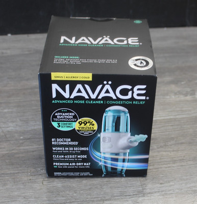Navage Advanced Nose Cleaner Nasal Congestion Care w/SaltPods NEW EDITION