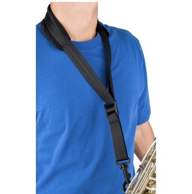 Pro Tec A311P 20-Inch Junior Padded Saxophone Neck Strap with Swivel Snap Black