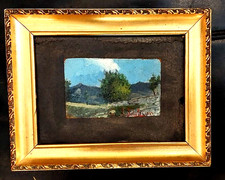 PACIFICO SIDOLI  (PC) 1868 - Piacenza 1963' piccola 'chicca'  OLIO