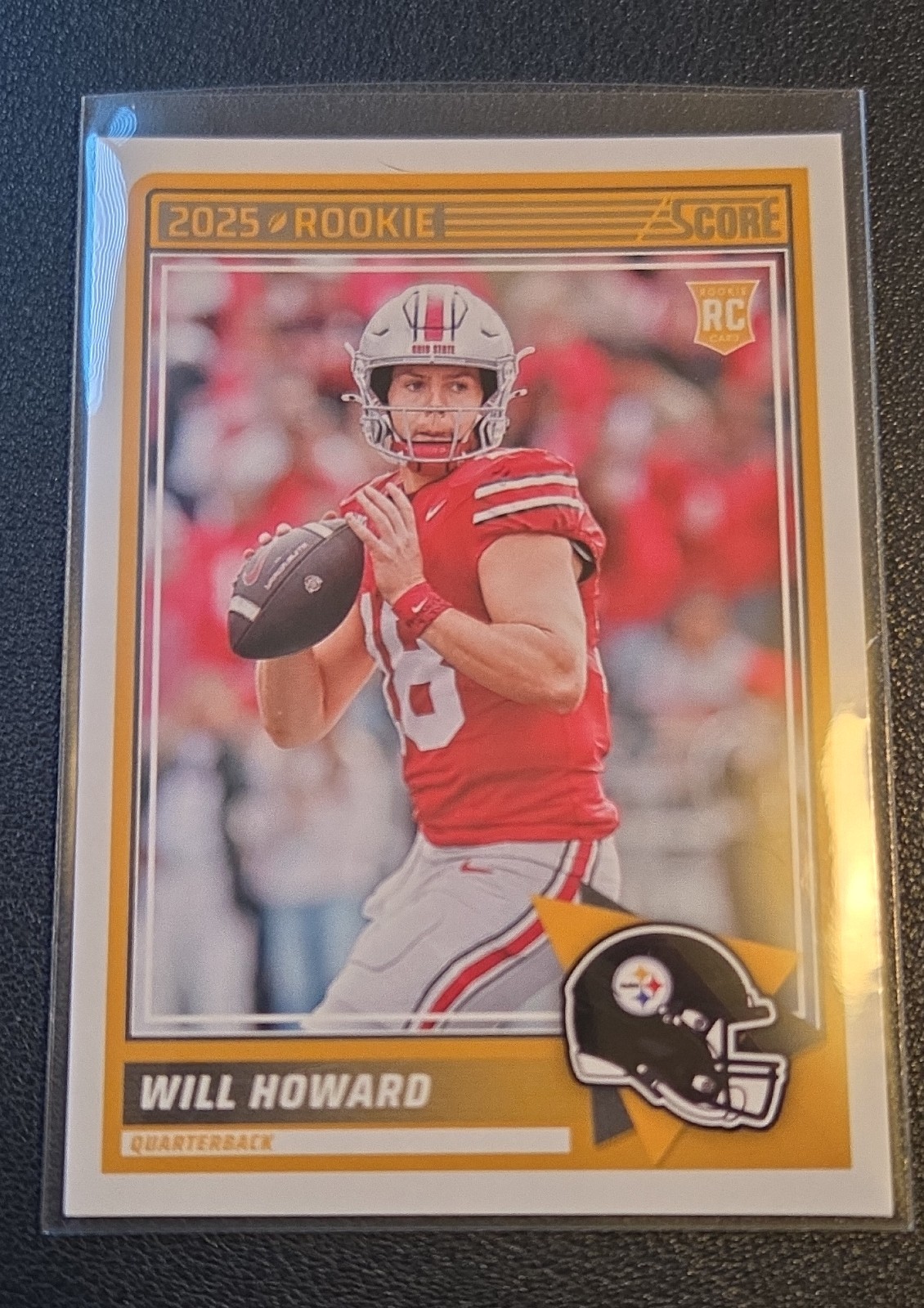2025 Score - Rookies Will Howard #3 (RC) Ohio State Buckeyes Pittsburgh Steelers