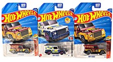Hot Wheels Drift-Ender Lot of 3 Red & White Land Rover Variants Factory Sealed