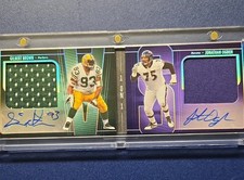 2025 Silhouette 1 on 1 Booklet Patch AU gilbert brown jonathan ogden /99 W/ Case