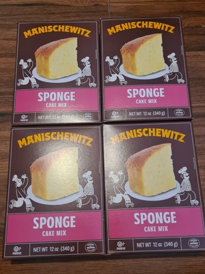 Lot Of 4 Manischewitz Sponge Cake Mix Kosher Passover  12 Oz Each 11/12/2026