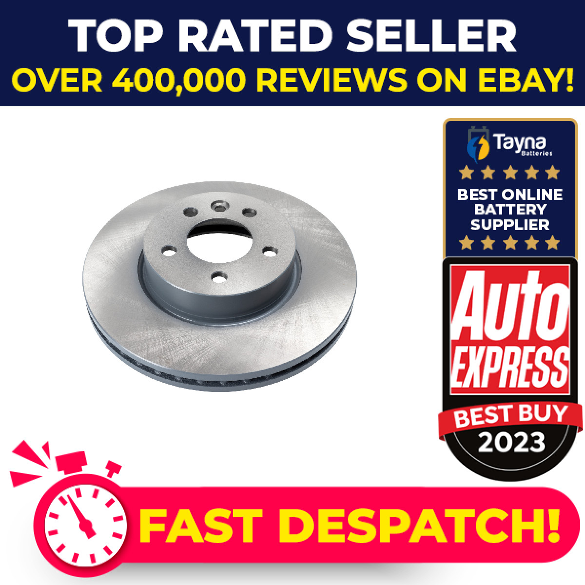 2x Brake Discs Pair Vented fits VW GRAND CALIFORNIA 2.0D Front 2019 on DAVA Set