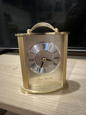 London Clock Company Gold Vintage Desk Clock