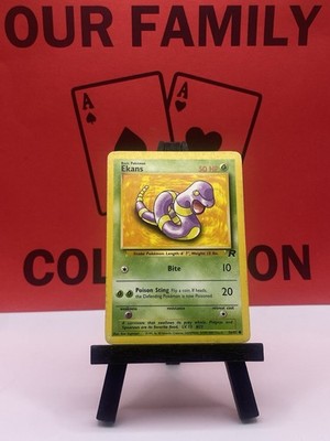 Ekans 56/82 Team Rocket Regular Common 1999 WOTC Pokemon TCG MP