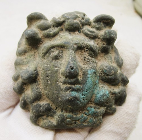 ANCIENT ROMAN BRONZE CHARIOT MOUNT GODDESS. CA 200-300AD. NICE