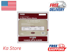 Pioneer Memo Pocket Album Refill 4x6 White Pages MP-46 Free Shipping