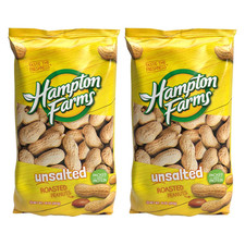 Unsalted Peanuts Fancy Roasted In-Shell Unsalted Peanuts - 10 Oz. Bags - 2 Pack