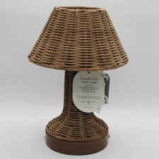 Threshold Rechargeable Woven Wicker Accent LE...
