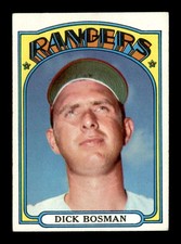 1972 Topps #365 Dick Bosman   EX/EX+ X3704959