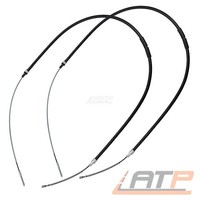 2X Handbremsseil Links + Rechts Hinten FÜR VW Golf 1 Jetta 1 78-84 Scirocco 53
