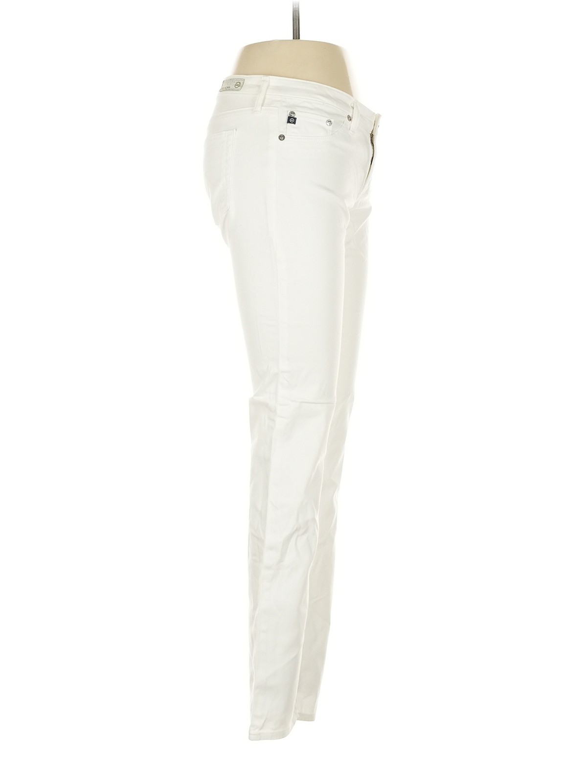 Adriano Goldschmied Women Ivory Jeans 27W thumbnail 3