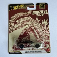 Hot Wheels Premium Pop Culture Godzilla Nissan Skyline Gt-r Bnr34 Wprotector