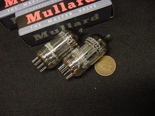 MULLARD BLACKBURN 12AX7 ECC83 TUBE (I63-series circa 1964 strong tested) *****
