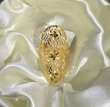 Stunning 22ct gold ring size R, 3.00g