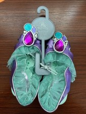 NWT Disney Store Ariel Costume Shoes Princess Girls The Little Mermaid US 7/8