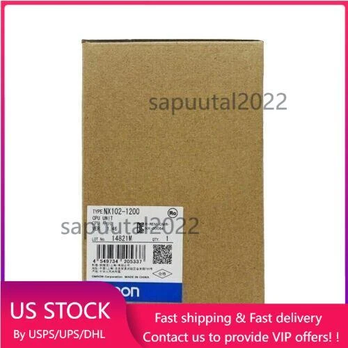 1PC NEW OMRON PLC control unit NX102-1200 NX102-1200 IN BOX FAST SHIP